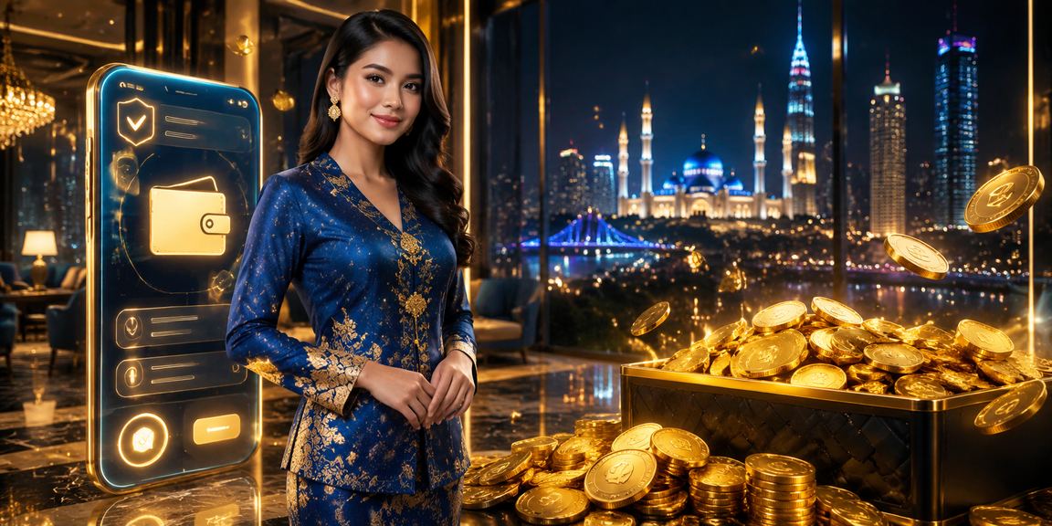 Pemain bertaruhan dalam talian berbaju kurung di Selangor Malaysia